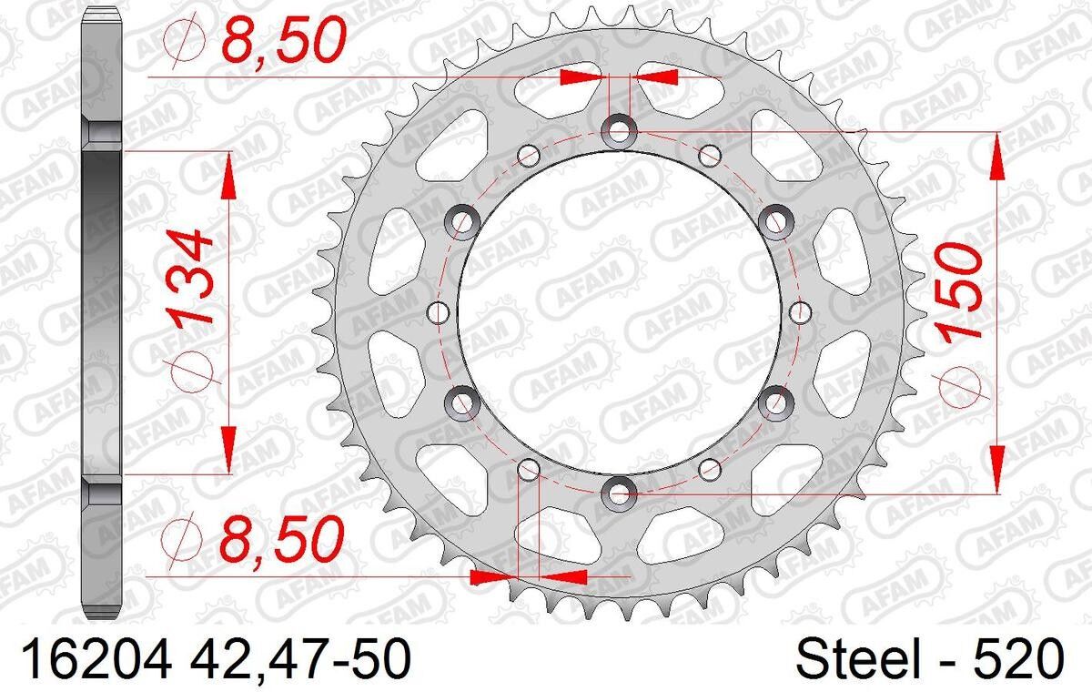 AFAM 16204-48 Chain Sprocket