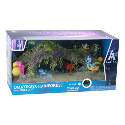 McFarlane Toys Avatar World of Pandora Dlx Set Omatikaya Rainforest met Jake Sully meerkleurig