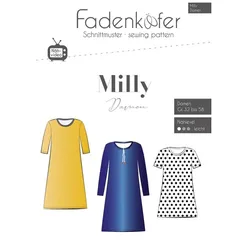 Fadenkäfer Schnitt "Kleid Milly" für Damen