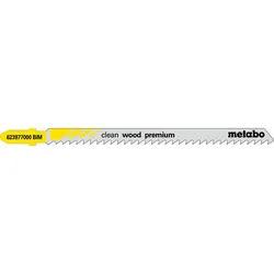 Metabo 5 Stichsägeblätter "clean wood premium" 105/ 3,0 mmBiM