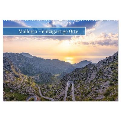 Mallorca - einzigartige Orte (Wandkalender 2026 DIN A2 quer), CALVENDO Monatskalender