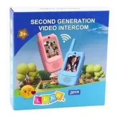 Lean Toys Rosa Walkie-Talkies für Kinder, Walkie Talkie, Rosa