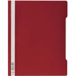 Durable, Mappe, 50 Schnellhefter Kunststoff rot DIN A4 überbreit (A4+, 50x)