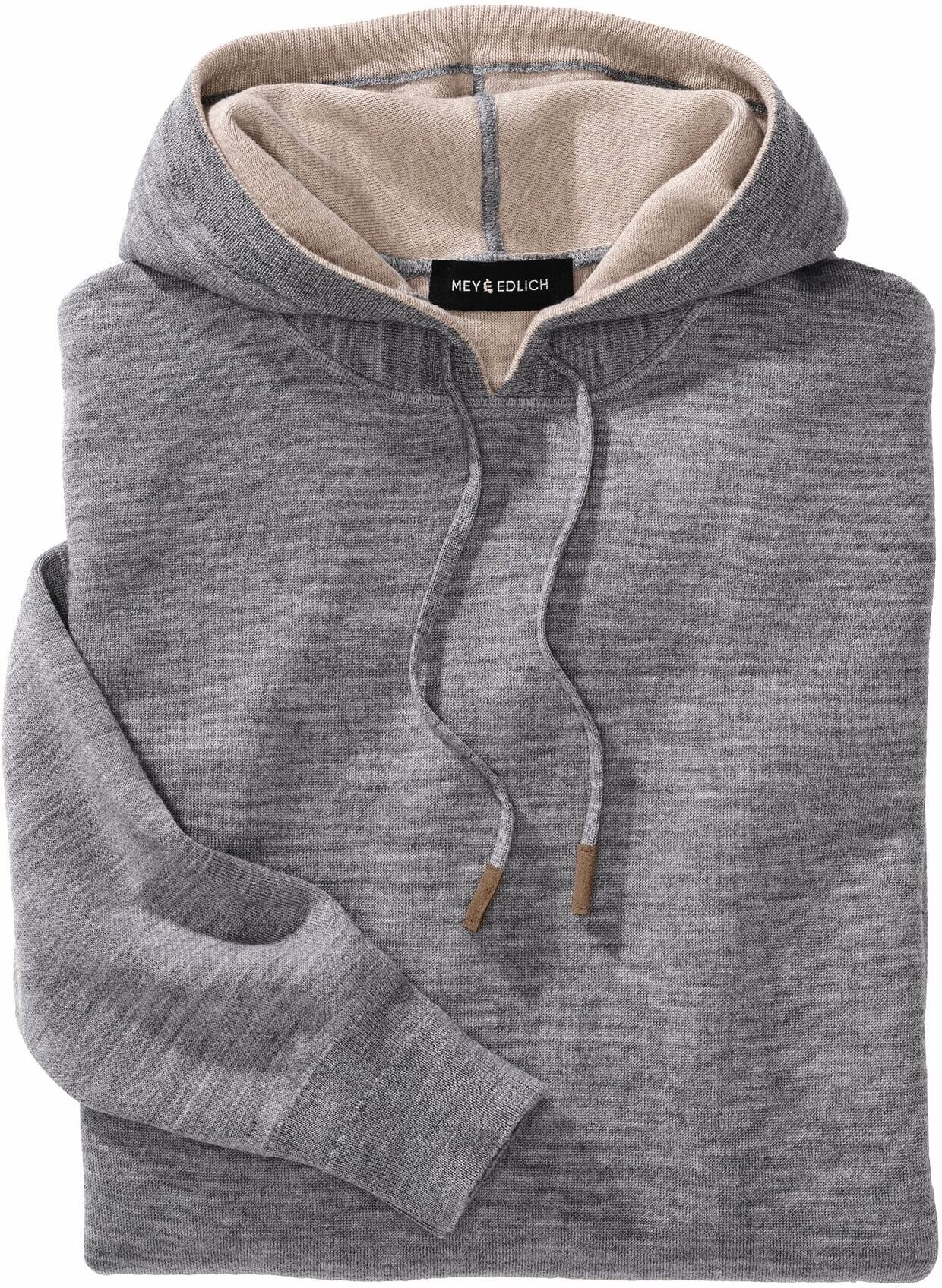 Mey & Edlich Il Silenzio Strickhoodie Grau 46