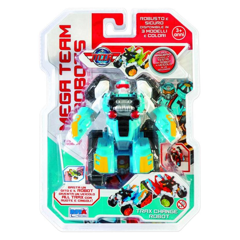 Rs Toys Mega Robot Team - Trax Change Veicolo (36932666)