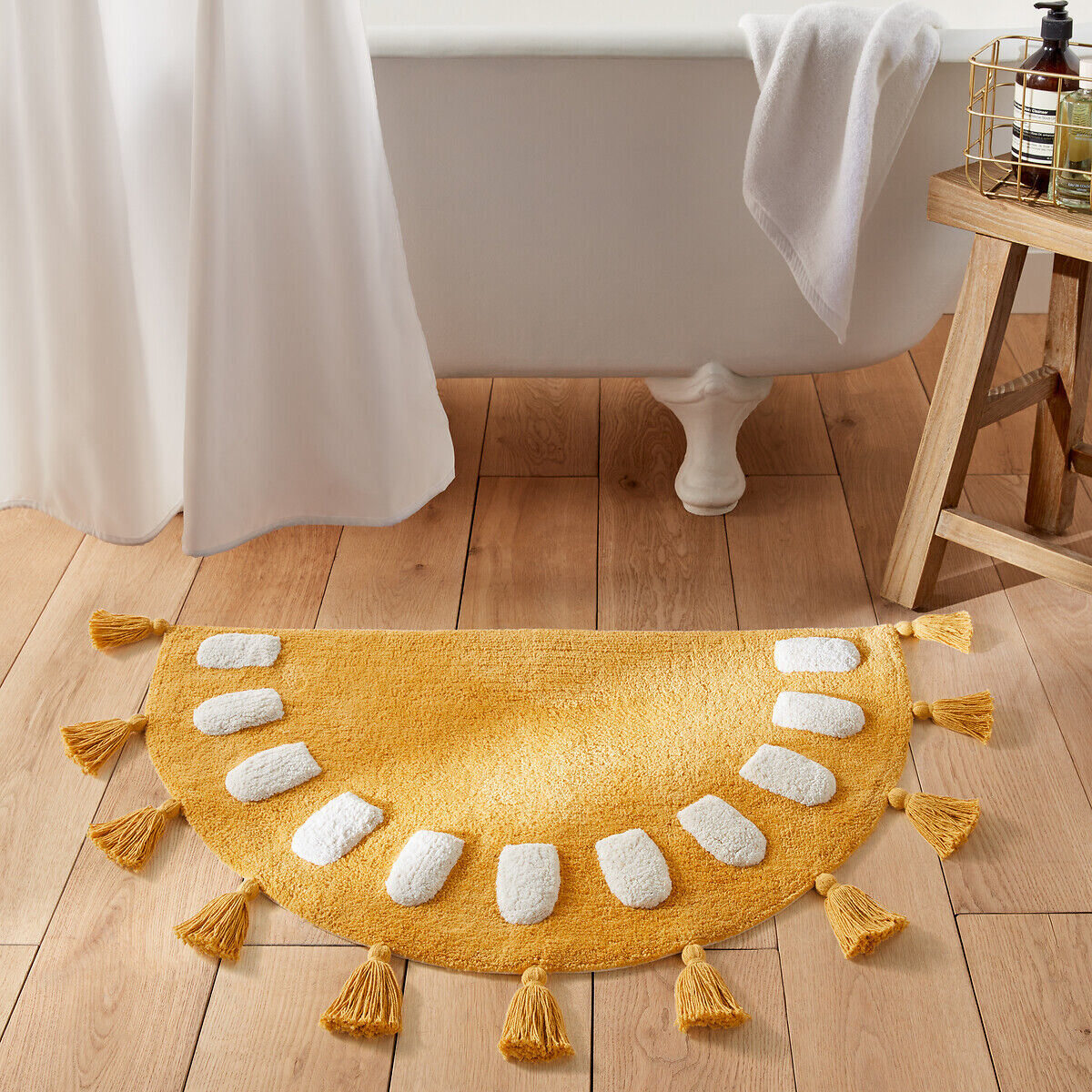 LA REDOUTE INTERIEURS Tapis de bain coton recyclé Alessio