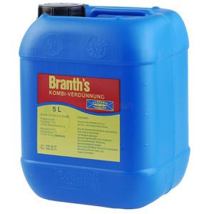 Branth Verdünnung Kombi, 5 Liter, Nitroverdünnung für lösemittelhaltige Lacke