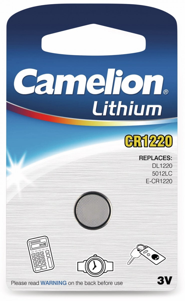 Camelion CR12203V Lithium knoopcel, zilver, 1 stuk