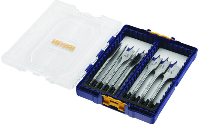 Irwin Jeu de 8 fraises plates pour bois ; Irwin Tools (IW4041011)
