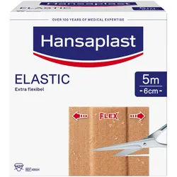 Hansaplast ELASTIC Pflaster 6cm x 5m 1 St Pflaster