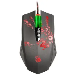A4Tech Bloody Blazing A60 (Kabelgebunden), Maus, Schwarz