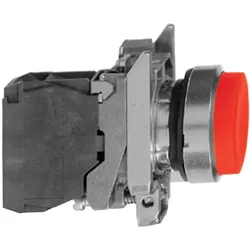 Schneider Electric XB4BL42 Drucktaster, Harmony XB4, Metall, 22mm, rot, vorstehend, unbeschriftet, tastend, 1Ö