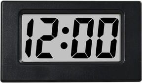 Daily Discovery Modern LED Digital Clock Mini Triangle Desk Clock Silent Bedside Time Display For Home Office black