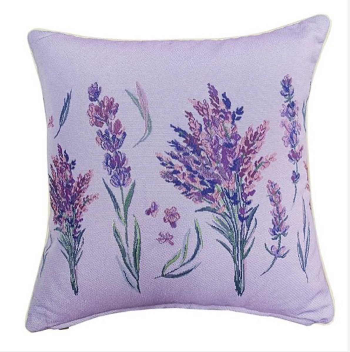 Signare Kussenhoes van Gobelinstof - Lavendel - Paars - 45 cm