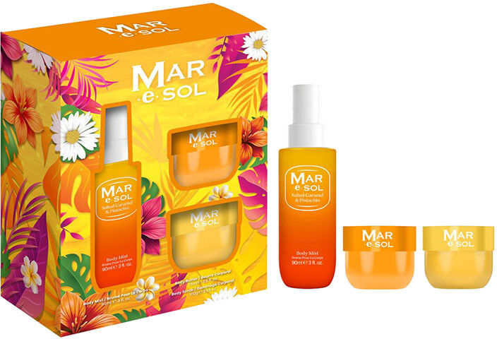 Mar E Sol Coffret Salted Caramel & Pistachio Coffrets de Soin & Bien-être
