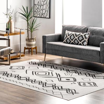 Nuloom Janelle SpinClean Machine Washable Transitional Moroccan Area Rug