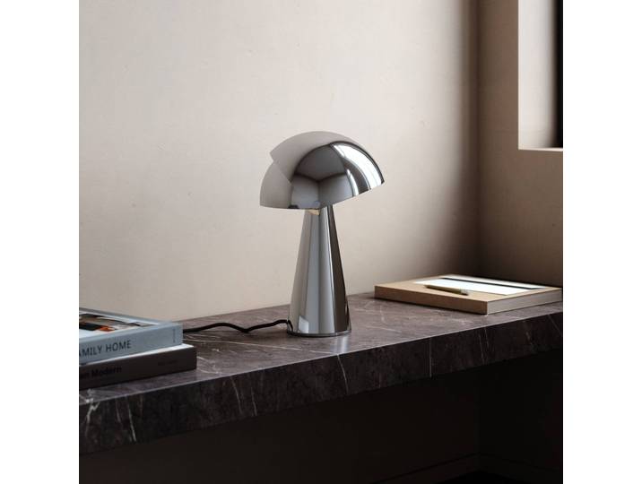 DFTP by Nordlux Designer Tischlampe Align, chrom / silber, für Wohn- / Esszimmer, Metall, Skandinavisch