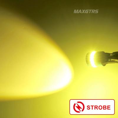 Inspired Living Canbus Error Free T10 LED Bulbs Flash Strobe W5W 12V Parking & Clearance Lights (2 Pack) gold