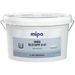 MIPA WBS Ölstopp H67 Tankraumfarbe ca. RAL7030 hellgrau 5Ltr.