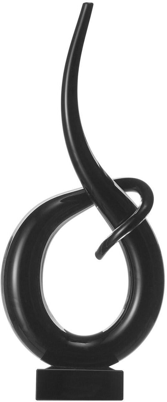 Dekofigur LEONARDO "Fusion 35 cm 1", schwarz, Glas, Dekofiguren, Dekofigur schwarz Einheitsgröße