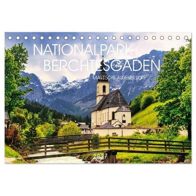 Nationalpark Berchtesgaden- Magische Augenblicke (Tischkalender 2027 DIN A5 quer), CALVENDO Monatskalender