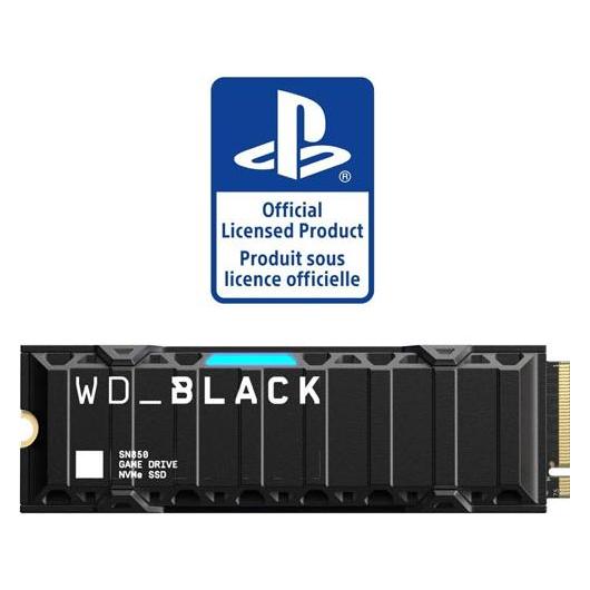 WD Black SN850P mit Heatsink für PS5 powered by SANDISK (2000 GB, M.2 2280) (WDBBYV0020BNC-WRSN)