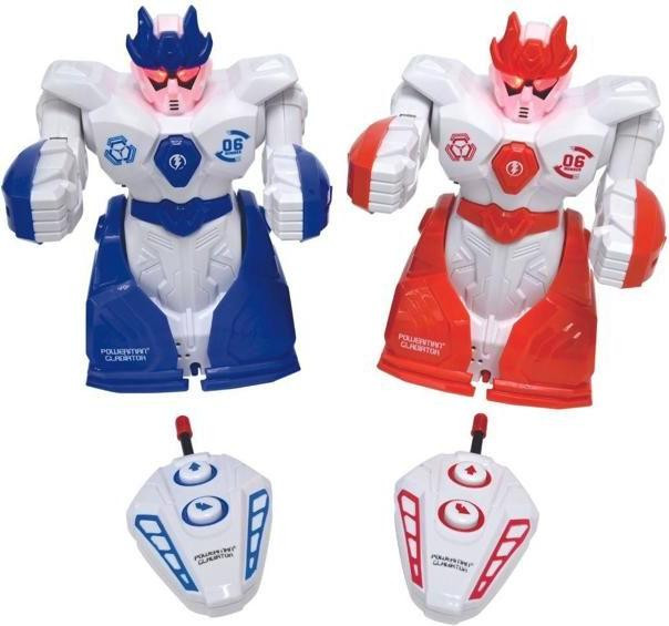 Lexibook Powerman Gladiator Strijdrobot met afstandsbediening, articulerende armen en geluidseffecten
