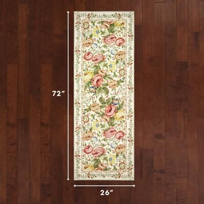 Laura Ashley Imagine Printed Chenille Washable Rugs
