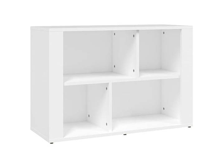 Fisinber Sideboard Weiß 80x30x54 cm Beistellschrank aus Holzwerkstoff Kompakte Kommode für Wohnzimmer und Flur: Viel Stauraum mit stabilen Fächern und pflegeleichter Oberfläche.