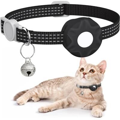 Inspire Essentials Track Safe AirTag Cat Collar 1 no Airtag Locator