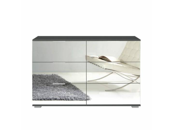 Wimex Easy Plus Sideboard - Dekor graphit, Spiegelglas Modern