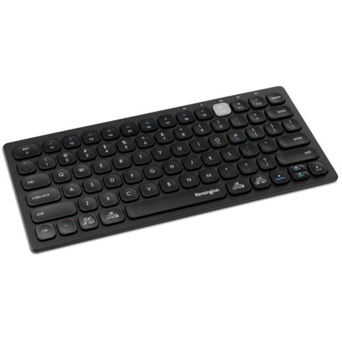 Kensington Kompakt Tastatur 2.4 GHz & Bluetooth Deutsch schwarz (kabellos)