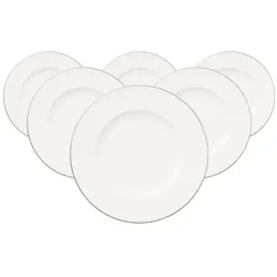 Villeroy & Boch Anmut Platinum No.1 Brotteller, Teller, Weiss