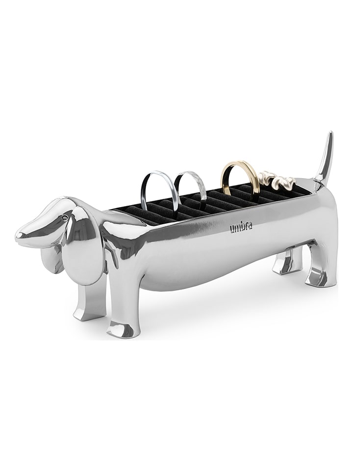 umbra Ringhalter ''Dachsie'' in Chrom - (B)15 x (H)6 x (T)4 cm - onesize