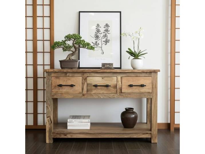 OPIUM OUTLET Kommode Sideboard Anrichte Schrank Schubladenschrank TV Board HiFi Möbel Mango Holzmöbel massiv Vintage Kolonial asiatisch indisch orientalisch