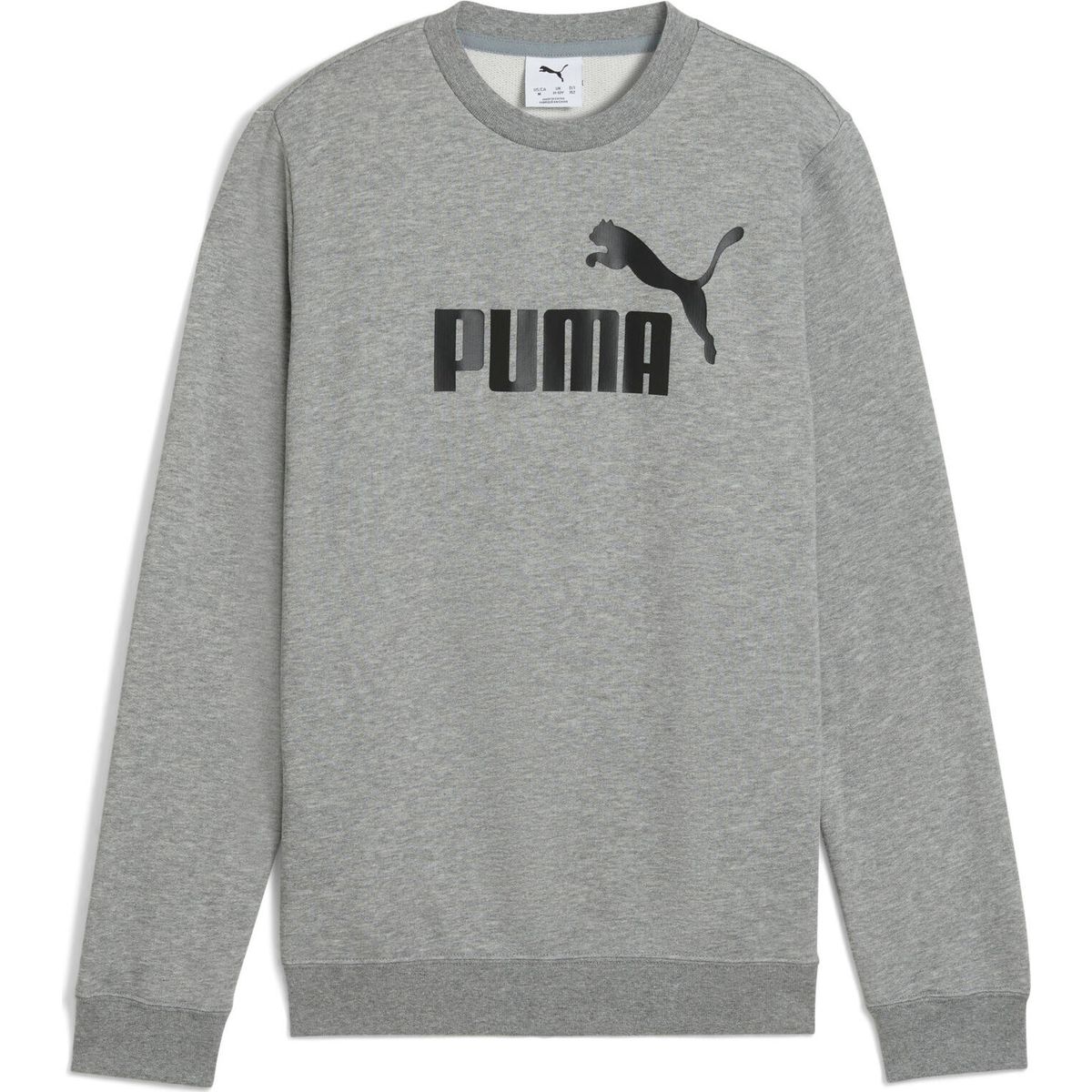 Puma Essentials No 1 Logo Crew TR B medium gray heather (03) 152 684910-03-152