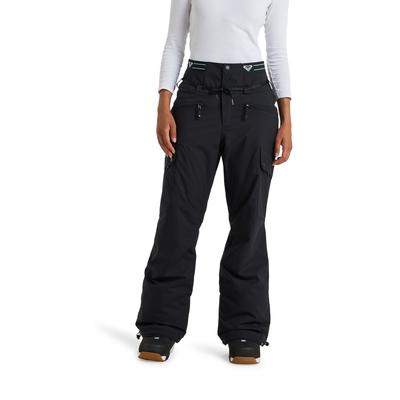 Skihose ROXY "Passive Lines", Damen, Gr. L, Normalgrößen, schwarz, Obermaterial: 56% Polyester, 44% Polyester., Hosen Skihose