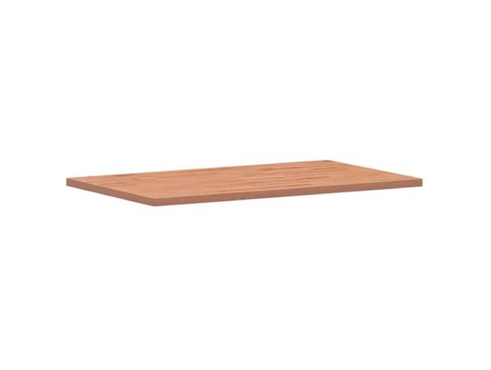 KTHLBRH Tischplatte rechteckig 100 x 60 x 2,5 cm Massivholz Buche Leicht zu reinigende Lackoberfläche für Bar- oder Serviertisch, einzigartige Maserung