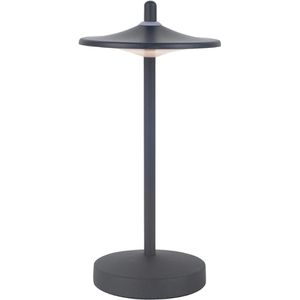 Müller-Licht Tischlampe Lily, schwarz, LED, warmweiß, für außen (IP54), mit Touchdimmer, mit Akku
