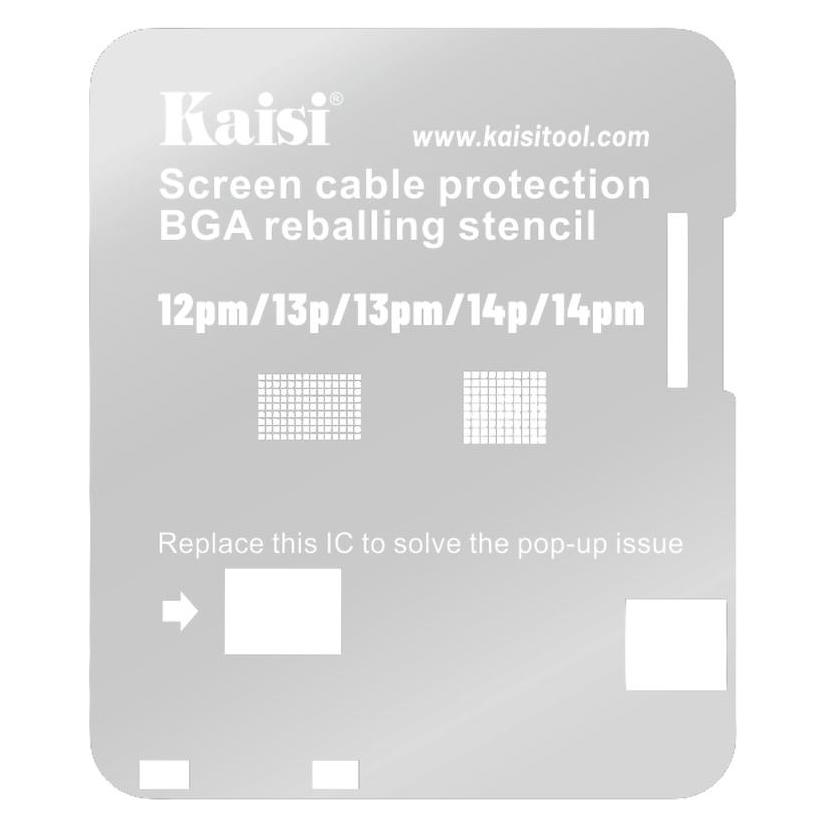 Kaisi BGA Reballing Stencil fur iPhone 11 - 14 Pro Max Series (59295445)