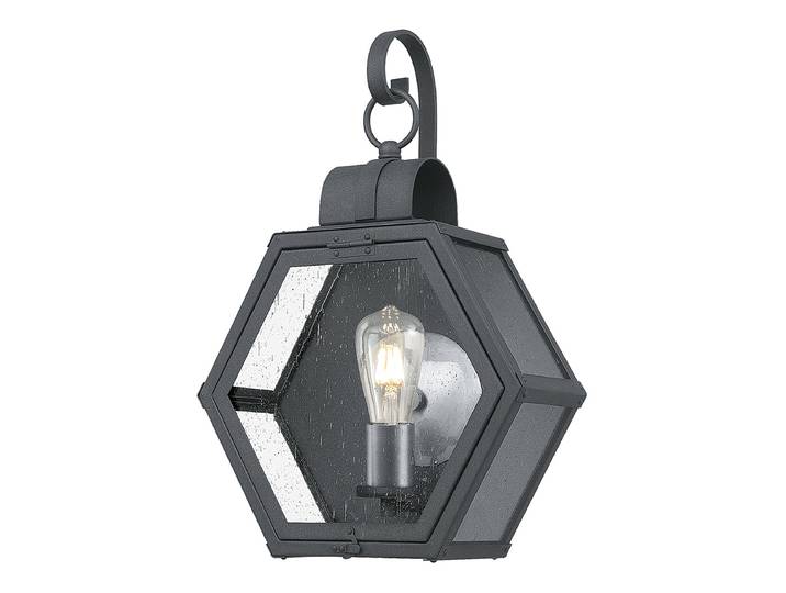 Wandleuchte Heath 33 x 48 x 15cm Schwarz/Schwarz