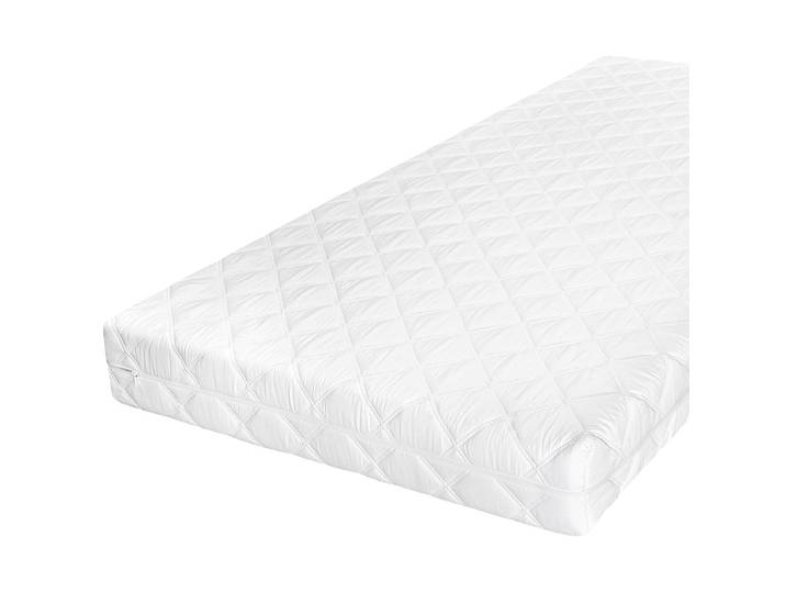 Matelas 90x190 mousse coco 15 cm anti-acarien Arlo Blanc