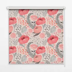 INNENROLLO - Fensterrollo - Rollo - 150x180 cm - Mohn