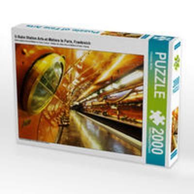 CALVENDO Puzzle U-Bahn Station Arts-et-Métiers in Paris, Frankreich 2000 Teile Puzzle quer | 2000 Teile Lege-Größe 90 × 67 cm Foto-Puzzle für