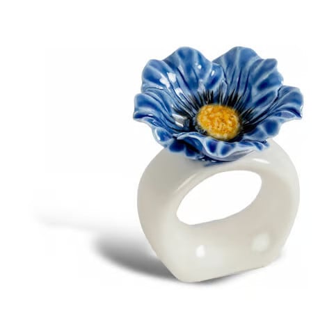 Byon Poppy servetring 2-pack Blauw