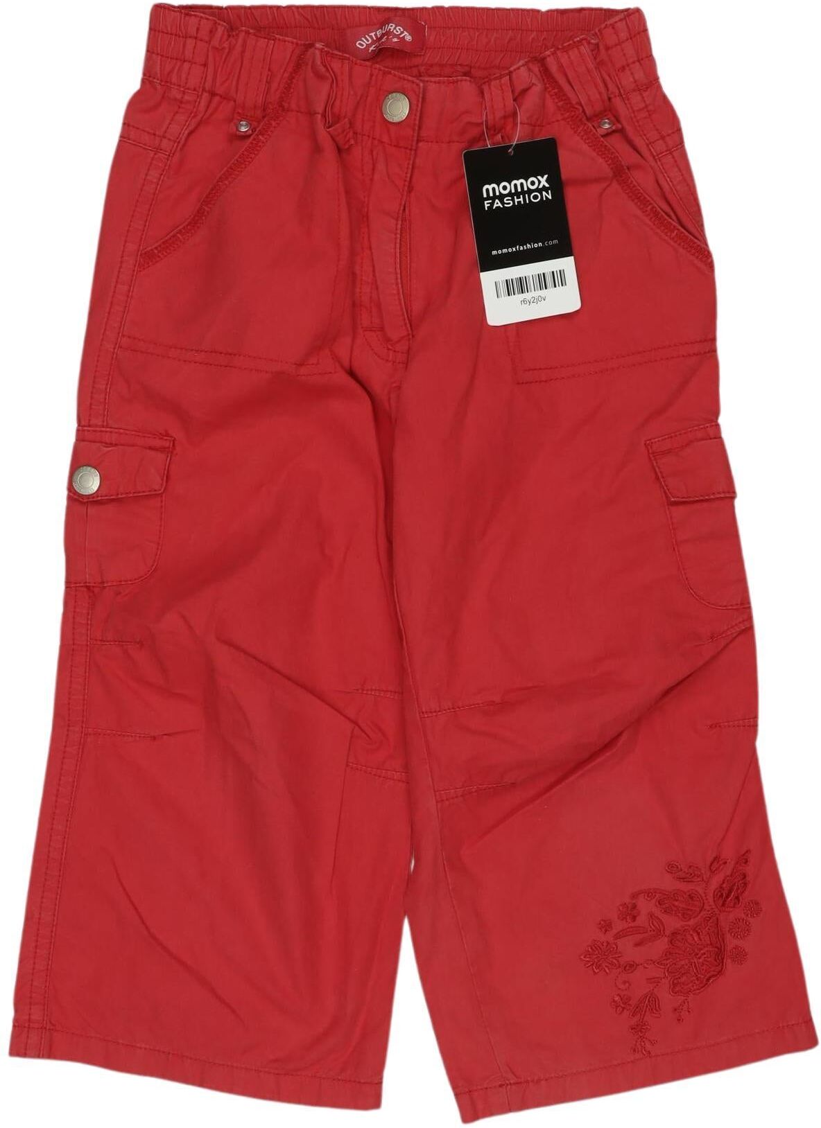 Outburst Mädchen Stoffhose, Rot, Gr. EU 116, Baumwolle - Second Hand