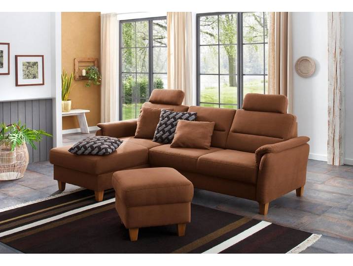 Home affaire Ecksofa Palmera L-Form, B: 244 cm - OTTO. Verlässliche Qualität., optional Schlaffunktion & Bettkasten, Federkern