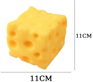 Uplift Picks Giant Cheese Squishy Fidget Toy For Slow Rebound Stress Relief Fun 11 Cm (1 Pc)