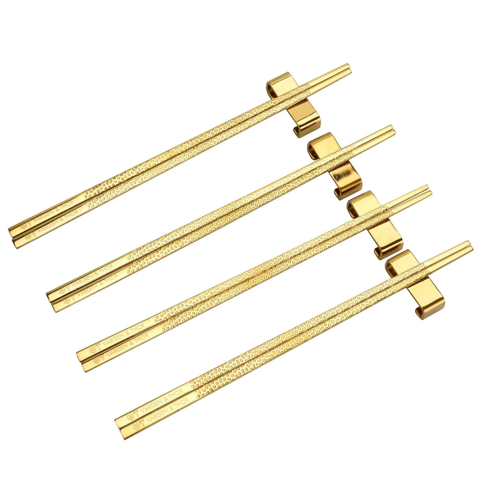Vargen & Thor Kito eetstokjes 4-pack Messing