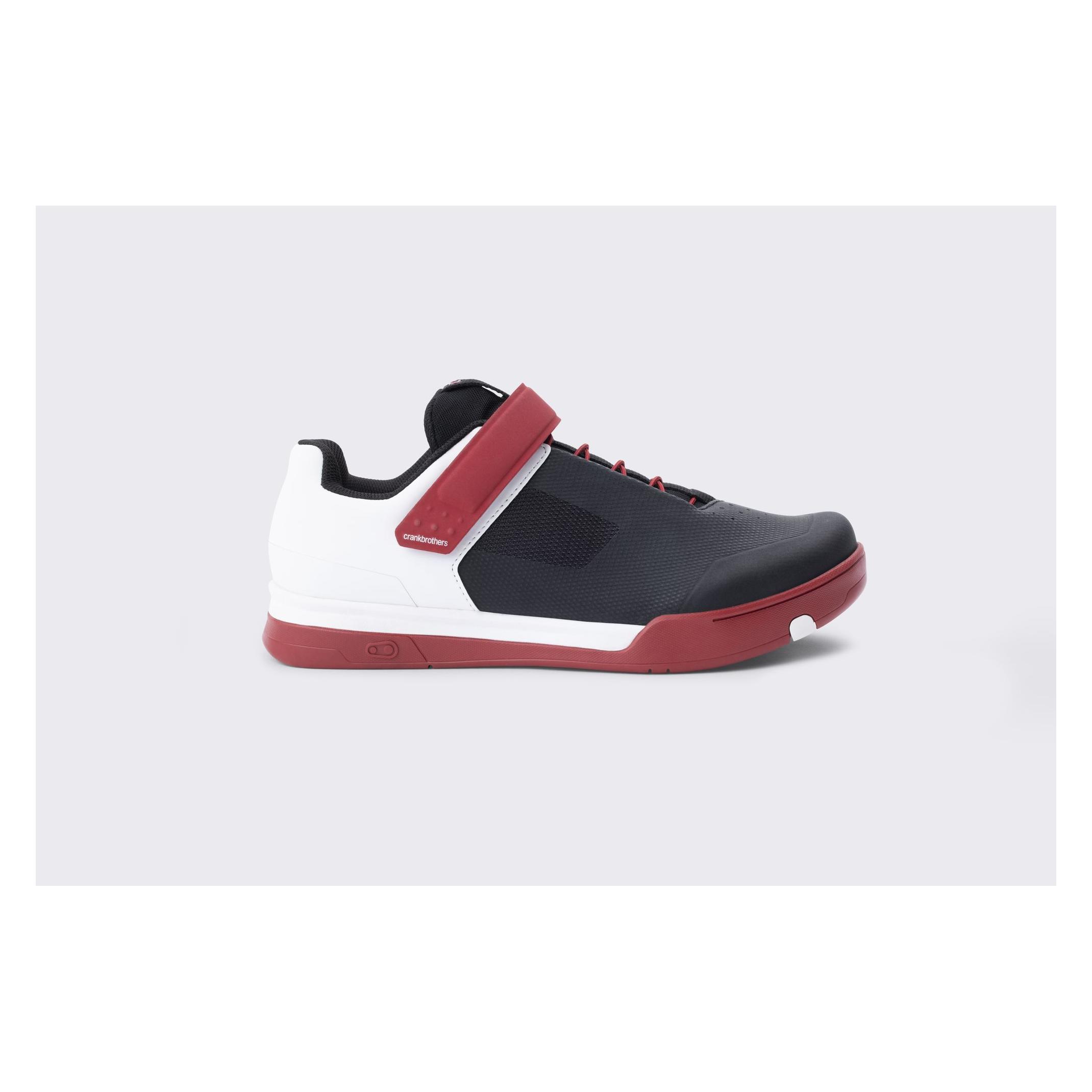 Crankbrothers Mallet Schuh, Speedlace, Classics Collection, black/red/white, 47 (EU) | 13 (US) (47) (40084894)